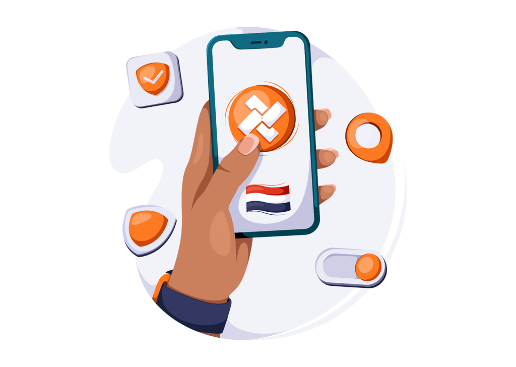 Nederlandse app Nederlandse app van VPN Nederland