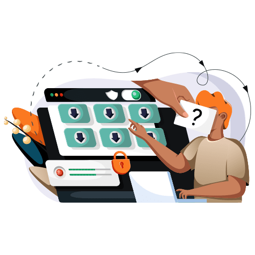 Downloaden met VPN verbinding Veilig downloaden met een VPN-verbinding