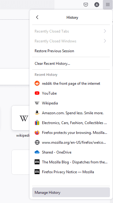 Firefox-browsergeschiedenis verwijderen op mobiel Firefox-browsergeschiedenis verwijderen op mobiel