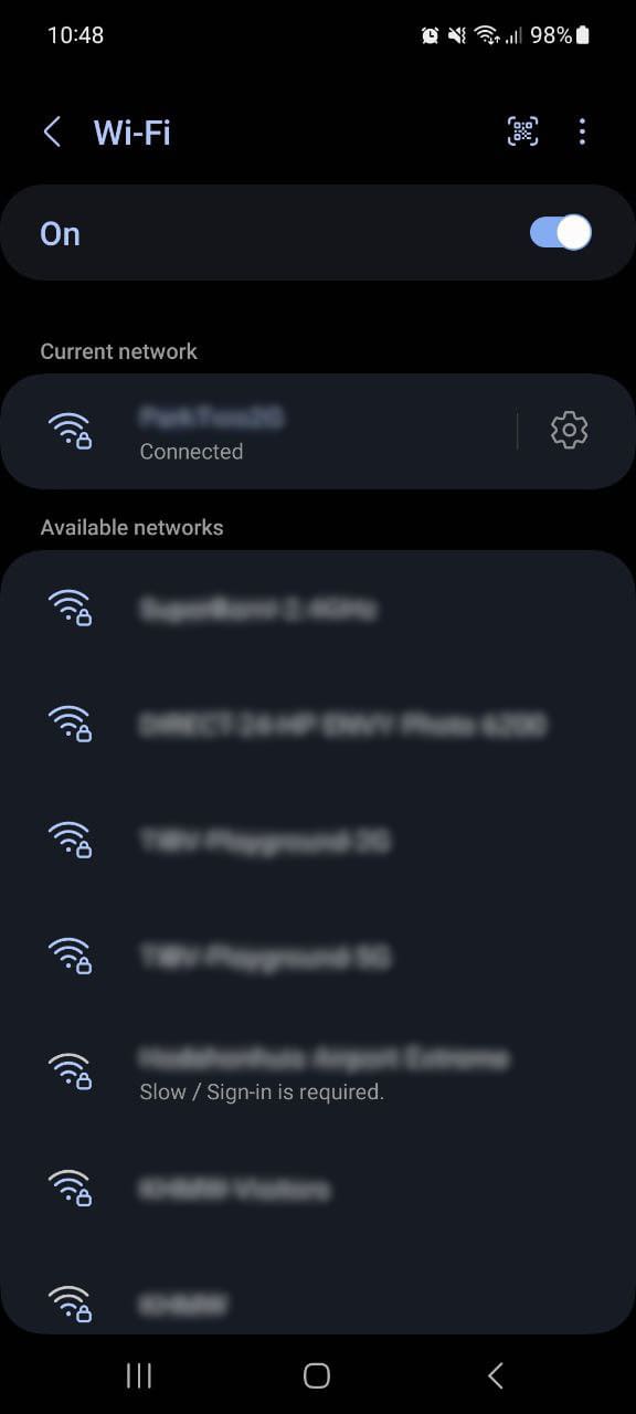 SSID op Android-apparaat