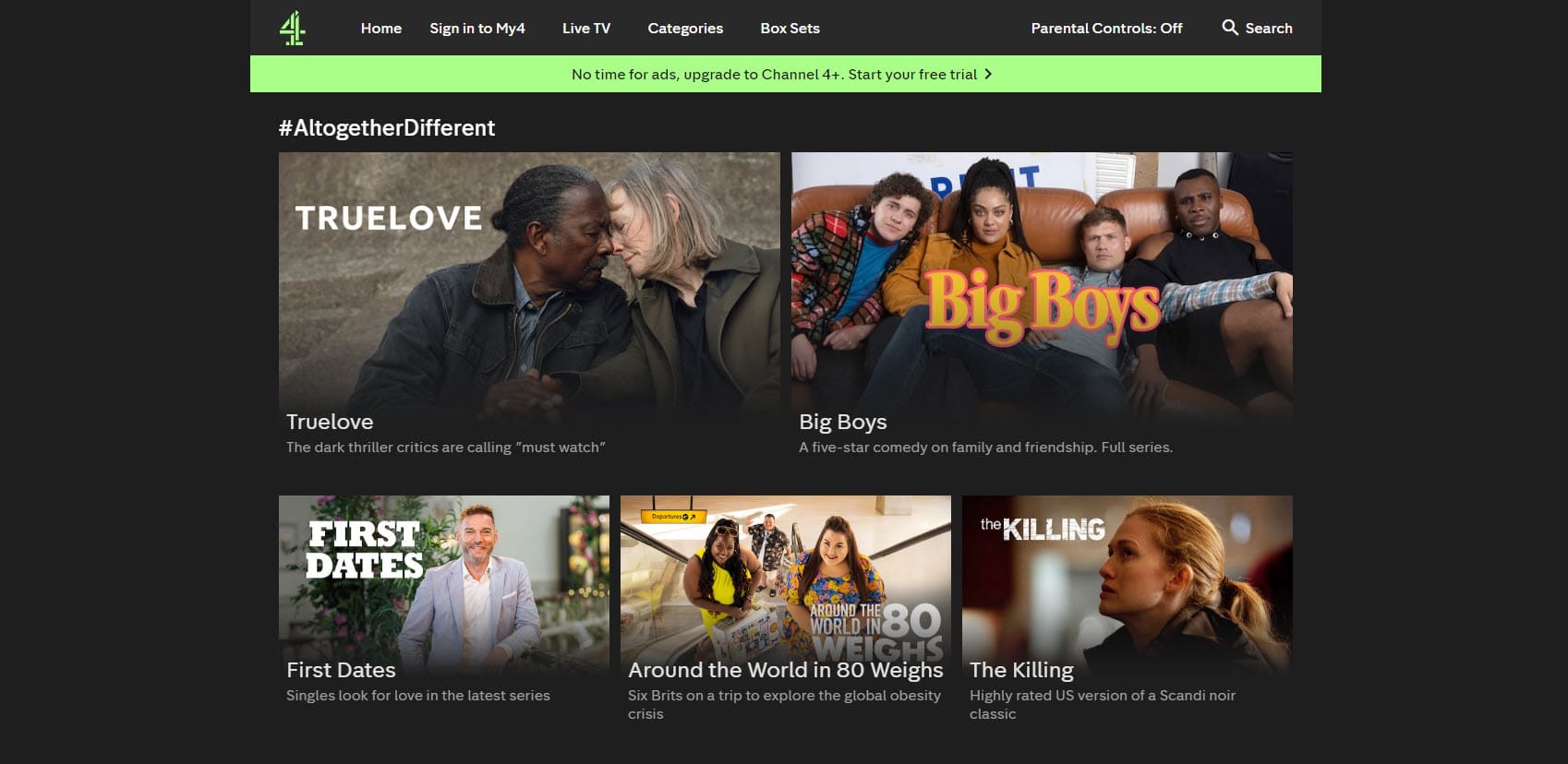 Channel 4 Channel 4 streaming platform