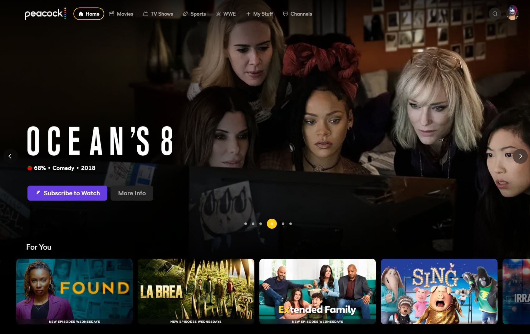 Peacock TV Peacock TV gratis streamingdienst