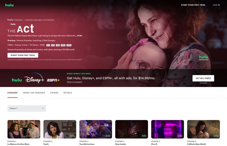 The Act op Hulu The Act streaming op Hulu