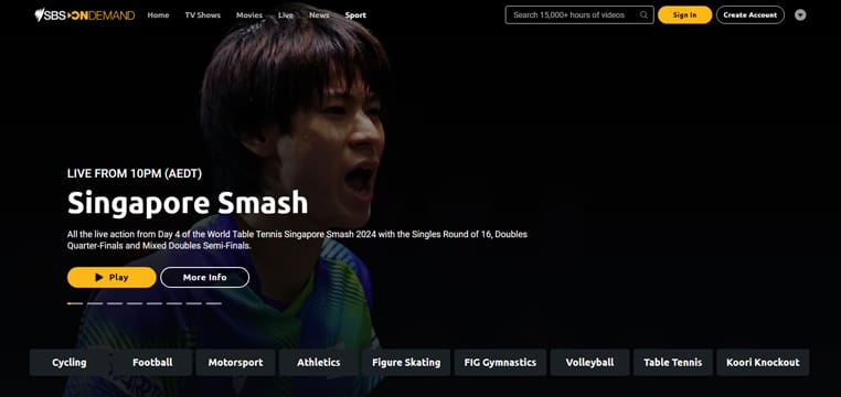 Gratis sport streaming op SBS