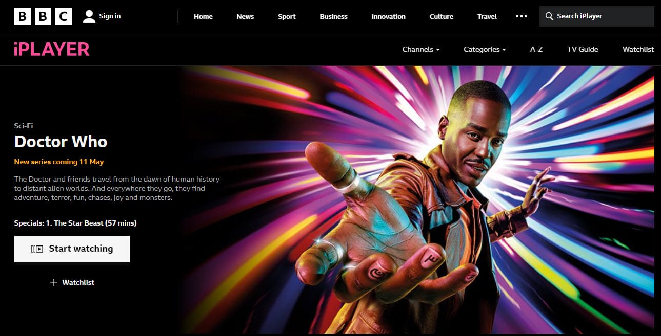 Doctor Who seizoen 14 op BBC iPlayer Doctor Who series 14 gratis op BBC iPlayer