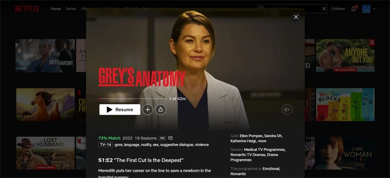 Grey's Anatomy streaming op Netflix in de VS