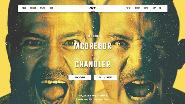 McGregor vs Chandler Bekijk McGregor vs Chandler op UFC