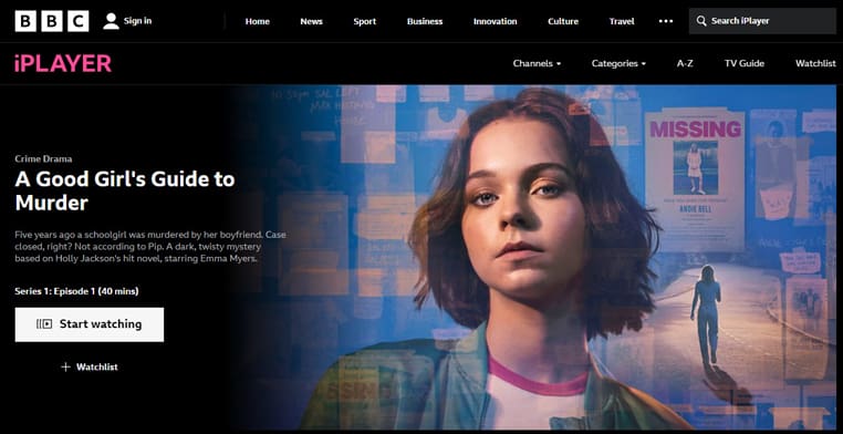 A Good Girl's Guide to Murder streaming op BBC iPlayer