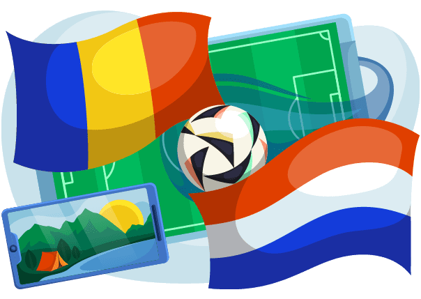 Kijk Roemenië vs Nederland in het buitenland met VPN Nederland