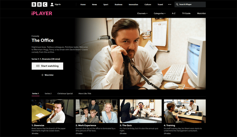 The Office UK op BBC iPlayer The Office UK streaming op BBC iPlayer