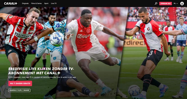 Eredivisie op Canal+ Eredivisie streaming op Canal+