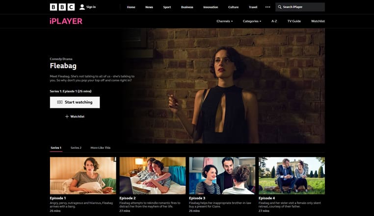 Fleabag op BBC iPlayer Fleabag gratis streaming op BBC iPlayer