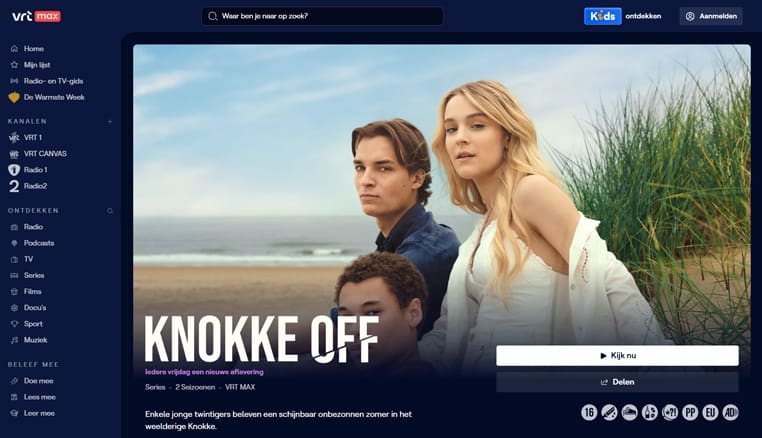 Knokke Off seizoen 2 op VRT Max Knokke Off seizoen 2 streaming op VRT Max