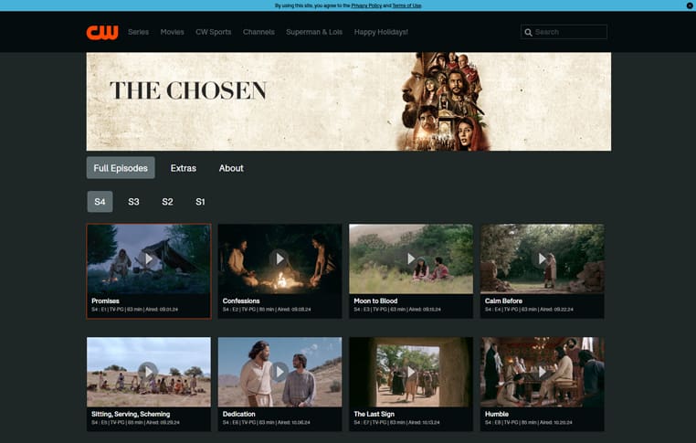 The Chosen op The CW Elk seizoen van The Chosen streaming op The CW