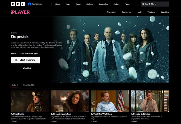Dopesick op BBC iPlayer Dopesick-serie gratis streaming op BBC iPlayer