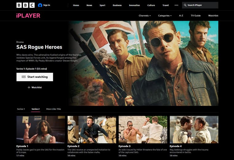 Rogue Heroes op BBC iPlayer SAS: Rogue Heroes gratis streamen op BBC iPlayer