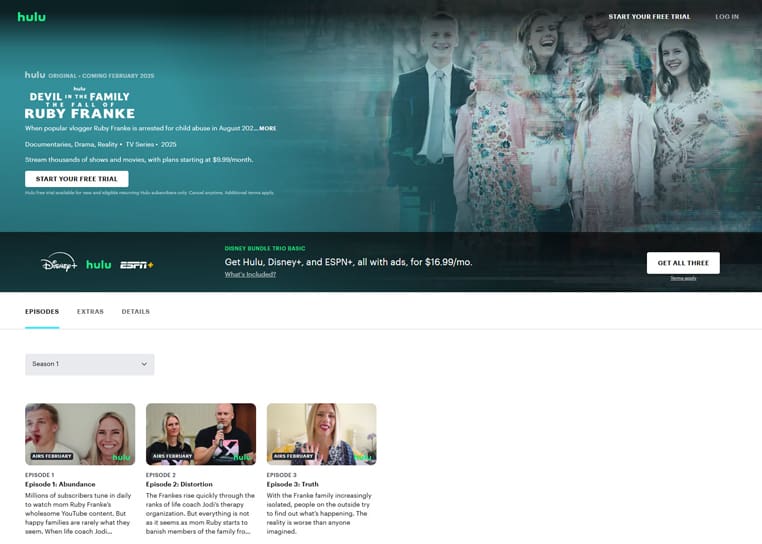 Devil in the Family op Hulu Devil in the Family streaming op Hulu