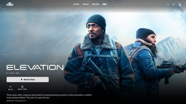 Elevation op HBO Max Elevation streaming op HBO Max