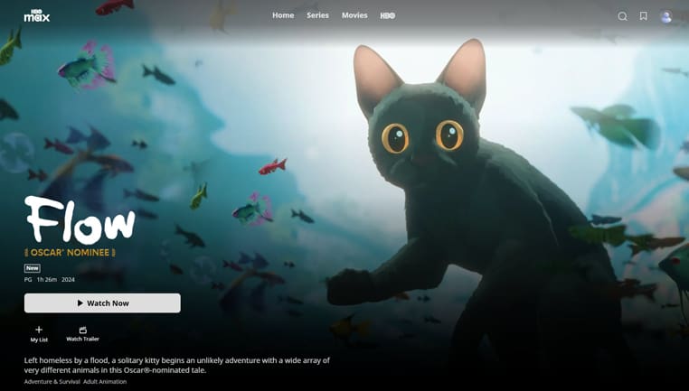 Flow op HBO Max Flow streaming op HBO Max in de VS