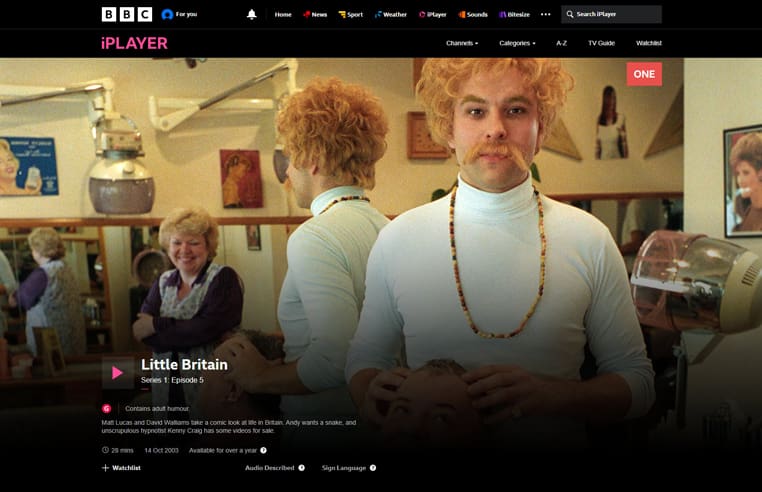 Little Britain op BBC iPlayer Little Britain gratis streaming op BBC iPlayer