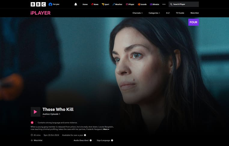 Those Who Kill seizoen 4 streaming op BBC iPlayer