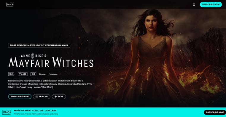 Mayfair Witches seizoen 2 streaming op AMC+