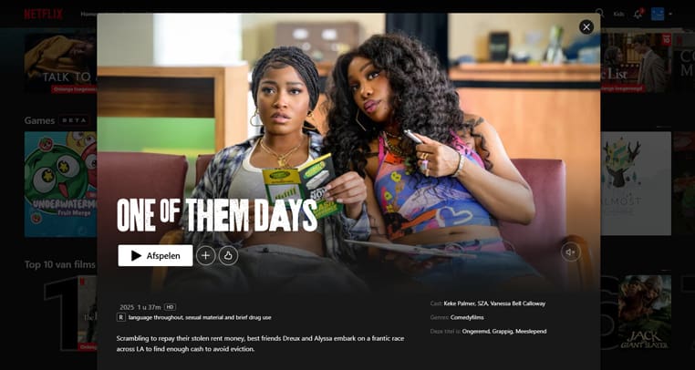 One of Them Days streaming op Netflix