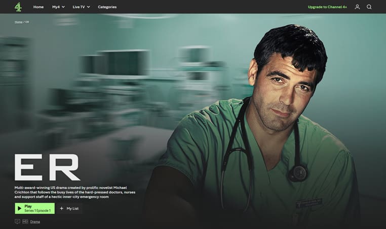 ER op Channel 4 ER streaming gratis op Channel 4