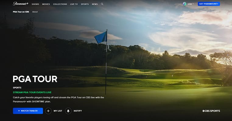 PGA Tour op Paramount+ De PGA Tour streaming op Paramount+