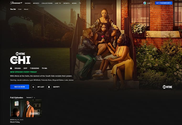 The Chi seizoen 7 streaming op Paramount+