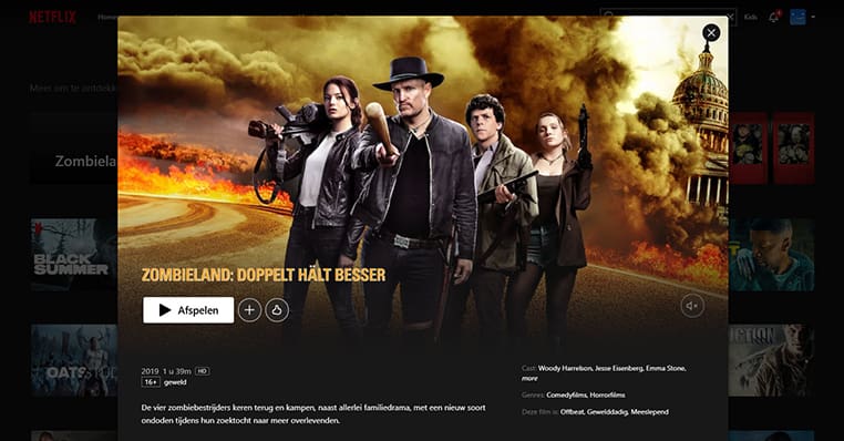 Zombieland 2 op Netflix Zombieland: Double Tap streaming op Netflix