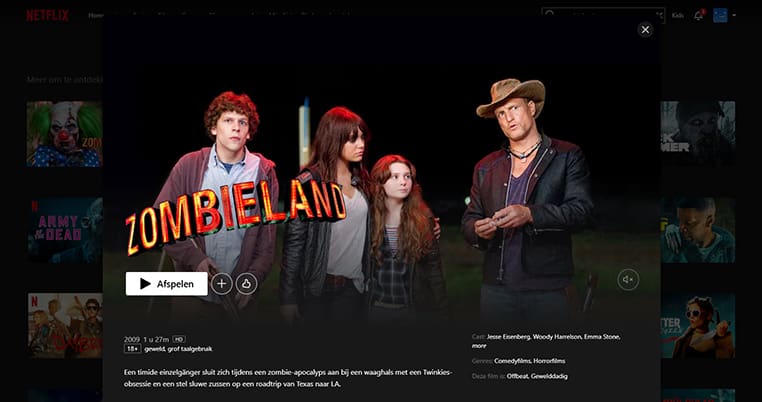 Zombieland op Netflix Zombieland streaming op Netflix