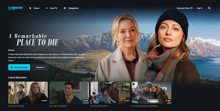 A Remarkable Place to Die op 9Now A Remarkable Place to Die streaming op 9Now