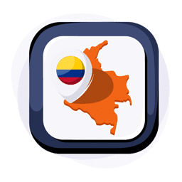 Stap 2 Maak verbinding met een server in Colombia