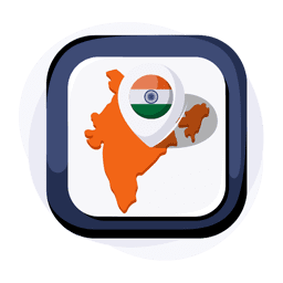 Stap 2 Maak verbinding met een server in India