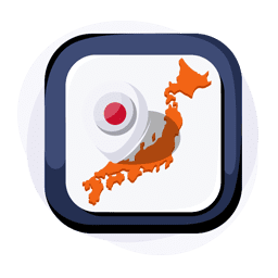 Stap 2 Maak verbinding met Japan