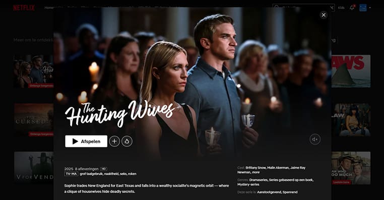 The Hunting Wives op Netflix The Hunting Wives streaming op Netflix in de VS