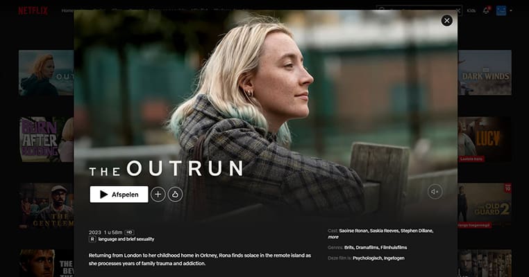 The Outrun streaming op Netflix in Amerika