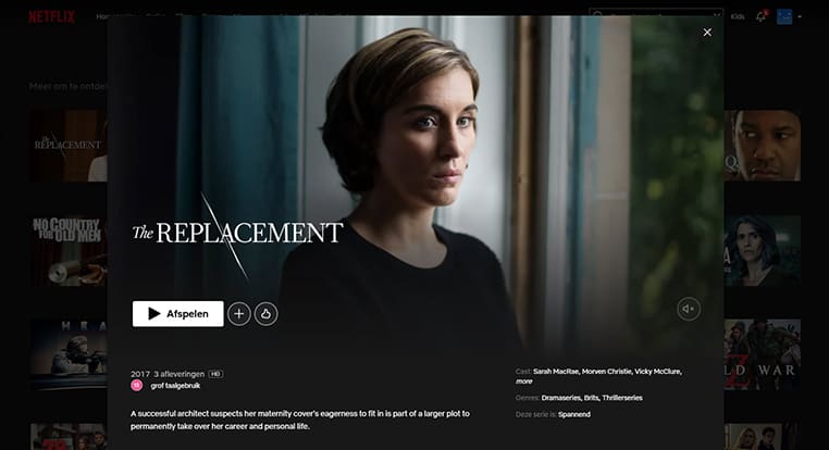 The Replacement op Netflix The Replacement streaming op Netflix in het VK