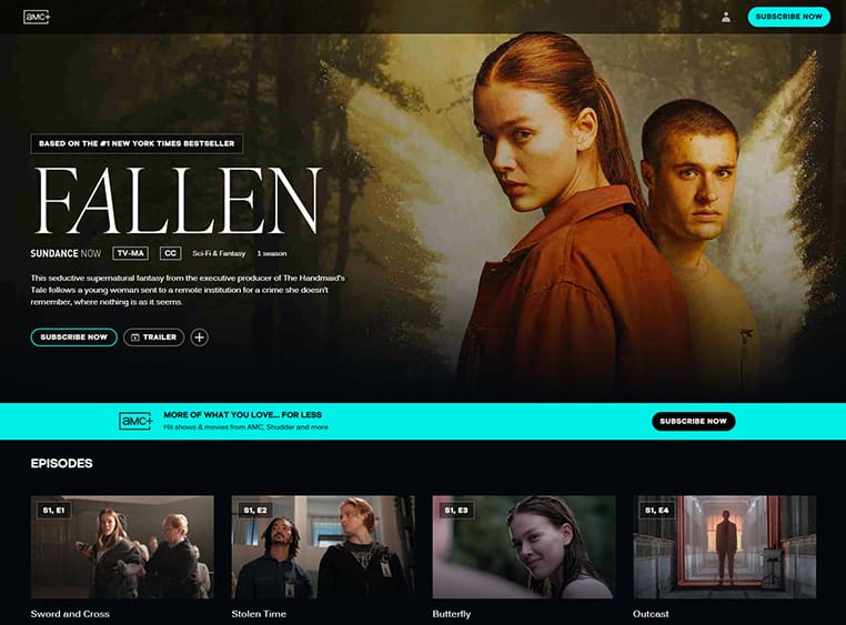 Fallen streaming op AMC+