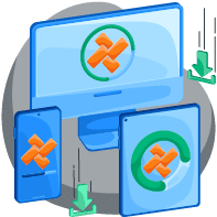 Download een gratis VPN op een onbeperkt aantal apparaten