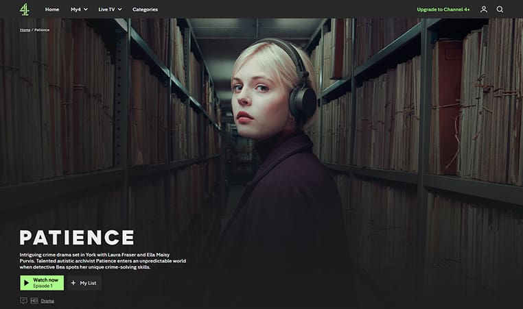 Patience op Channel 4 Patience streaming op Channel 4