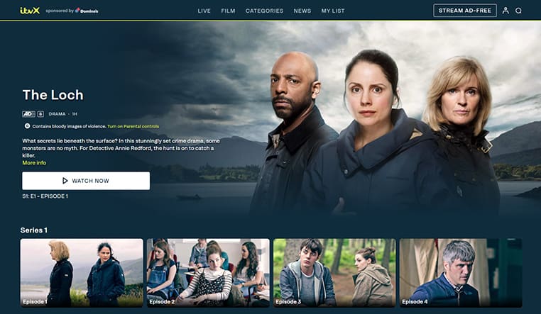 The Loch streaming gratis op ITVX