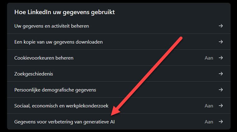 Gegevens voor verbetering van generatieve AI