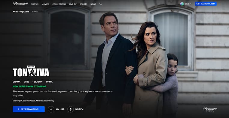 NCIS: Tony & Ziva op Paramount+ NCIS: Tony & Ziva streaming op Paramount+