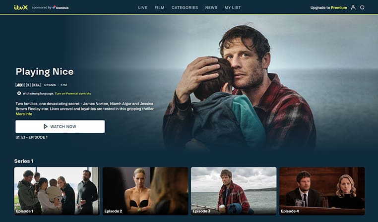 Playing Nice streaming gratis op ITVX