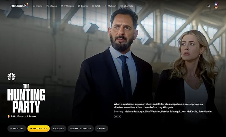 The Hunting Party streaming op Peacock TV