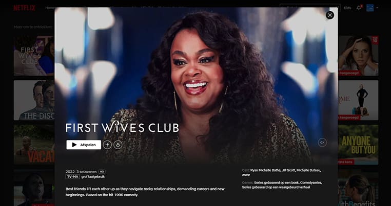 First Wives Club op Netflix First Wives Club-serie streaming op Netflix