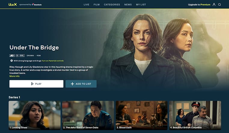 Under the Bridge op ITVX Under the Bridge streaming gratis op ITVX