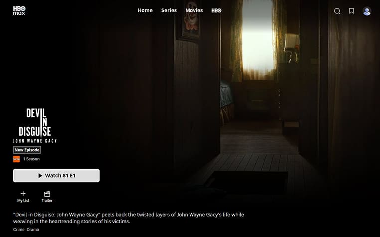 Devil in Disguise op Max Devil in Disguise: John Wayne Gacy streaming op HBO Max